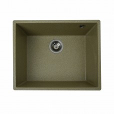 Гранітна мийка для кухні Platinum 5444 OASIS матова Беж