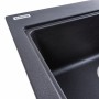 Гранітна мийка для кухні Platinum 5852 VESTA матовий Моріон