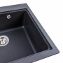 Гранітна мийка для кухні Platinum 5852 VESTA матовий Моріон