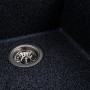 Гранітна мийка для кухні Platinum 4040 RUBA матовий Графіт