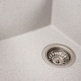 Гранітна мийка для кухні Platinum 7843 SOLID матовий Топаз