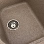 Гранітна мийка для кухні Platinum 7950 Equatoria глянець Карамель