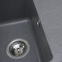 Гранітна мийка для кухні Platinum 6243 LIANA матова Сірий мусон