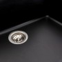 Гранітна мийка для кухні Platinum 7945 Paruana матова (чорна)
