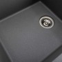 Гранітна мийка для кухні Platinum 7749 ROMA матова Сірий мусон