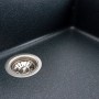 Гранітна мийка для кухні Platinum 7945 Paruana матова (антрацит)