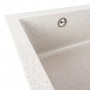 Гранітна мийка для кухні Platinum 7945 Paruana матова (топаз)