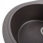 Гранітна мийка для кухні Platinum 5847 ONYX матовий Гренадін