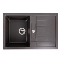 Гранітна мийка для кухні Platinum 7850 TROYA матовий Гренадін