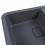 Гранітна мийка для кухні Platinum 7850 CUBE матова Сірий мусон