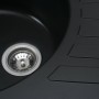 Гранітна мийка для кухні Platinum 6250 SOUL матова Чорна