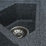Гранітна мийка для кухні Platinum 9950 PANDORA матова Графіт