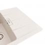 Гранітна мийка для кухні Platinum 7749 ROMA матова (топаз)