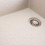 Гранітна мийка для кухні Platinum 7749 ROMA матова (топаз)