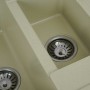 Гранітна мийка для кухні Platinum 7850W TOSKANA матова Айворі