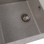 Гранітна мийка для кухні Platinum 7950 Selena матова Сіра
