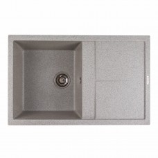Гранітна мийка для кухні Platinum 7950 Selena матова Сіра