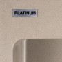 Гранітна мийка для кухні Platinum 7850 Bogema матовий Титан