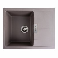 Гранітна мийка для кухні Platinum 6250 ZIRKONE матова Дюна