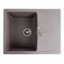 Гранітна мийка для кухні Platinum 6250 ZIRKONE матова Дюна