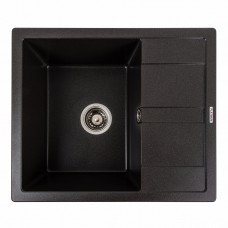 Гранітна мийка для кухні Platinum 5851 ARIA матовий Моріон