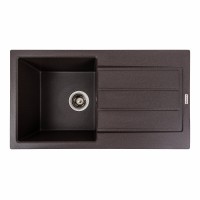 Гранітна мийка для кухні Platinum 7843 SOLID матовий Гренадін