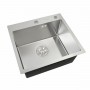 Кухонна мийка Platinum Handmade 500x500x220 (товщина 3,0/1,5 мм корзина та дозатор в комплекті)