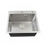 Кухонна мийка Platinum Handmade 500x500x220 (товщина 3,0/1,5 мм корзина та дозатор в комплекті)