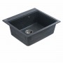 Гранітна мийка для кухні Platinum 5852 VESTA матова Графіт