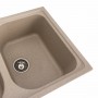 Гранітна мийка для кухні Platinum 7950 Equatoria глянець Сафарі