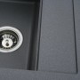Гранітна мийка для кухні Platinum 5149 FIESTA матова Сірий мусон