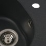 Гранітна мийка для кухні Platinum 510 LUNA матова Антрацит
