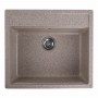 Гранітна мийка для кухні Platinum 5751 NIKA глянець Карамель