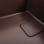 Гранітна мийка для кухні Platinum 7850 CUBE матова Мокко