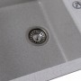 Гранітна мийка для кухні Platinum 7850 TROYA матова Топаз