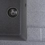 Гранітна мийка для кухні Platinum 6550 INTENSO матова Сіра