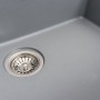 Гранітна мийка для кухні Platinum 7850 Bogema матова (сірий металік)