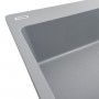 Гранітна мийка для кухні Platinum 7850 Bogema матова (сірий металік)