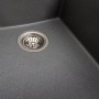 Гранітна мийка для кухні Platinum 4150 SOKIL матова (сірий мусон)
