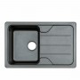 Гранітна мийка для кухні Platinum 7850 VERONA матова Чорна GOLD