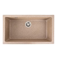 Гранітна мийка для кухні Platinum 7945 Paruana матова (карамель)