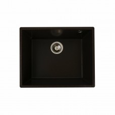 Гранітна мийка для кухні Platinum 5444 OASIS матова Шоколад