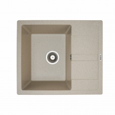 Гранітна мийка для кухні Platinum 5851 ARIA матова Сафарі