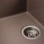 Гранітна мийка для кухні Platinum 7950 Selena матова Дюна