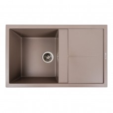 Гранітна мийка для кухні Platinum 7950 Selena матова Дюна
