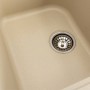 Гранітна мийка для кухні Platinum 7950 Equatoria глянець Айворі
