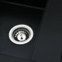 Гранітна мийка для кухні Platinum 5149 FIESTA матова Чорна
