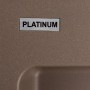 Гранітна мийка для кухні Platinum 7850 Bogema матова Дюна