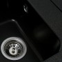 Гранітна мийка для кухні Platinum 4050 KORRADO матова Чорна GOLD