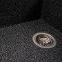 Гранітна мийка для кухні Platinum 7950 AZURIT матовий Графіт